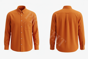 Camisa de Vestir Elegante y Moderna de Manga Larga, Hecha a Medida, con Cuello Abotonado, Formal, para Negocios, Ajustada, para Oficina, para Hombre - Product Image 4