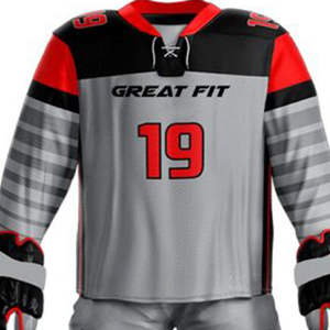 Uniforme de hockey sur glace pour hommes 100% polyester de haute qualité, personnalisé, sublimation, vêtements de sport de haute qualité - Product Image 3