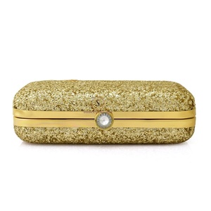 Nouvelle arrivée : Pochette de soirée scintillante dorée pour femme, avec bandoulière amovible, sac à main pour femme. - Product Image 3