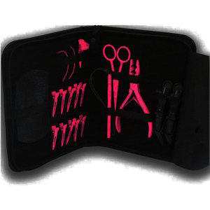Kit complet d'outils pour extensions de cheveux, ensemble d'outils d'installation d'extensions de cheveux pour salon professionnel et soins capillaires personnels, micro-anneaux - Product Image 1