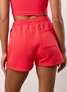 Women High Waist Fleece Sweat <b>Shorts</b> Elastic Drawstring Loose Fit Casual <b>Lounge</b> <b>Shorts</b> - Product Image 4