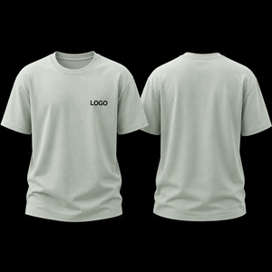 เสื้อยืดทรงปกติสไตล์วินเทจ ผ้าเรียบ ล้างสีแบบแอซิด ปักลายด้านหน้าได้ตามสั่ง ผลิตจากโพลีเอสเตอร์/คอตตอน ระบายอากาศได้ดี คุณภาพสูง ขายดี - Product Image 1