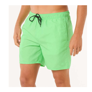 Shorts pour hommes en tissu satiné noir uni, avec cordon de serrage, 250 GSM, respirants, décontractés, mi-longs, style sport - Product Image 6