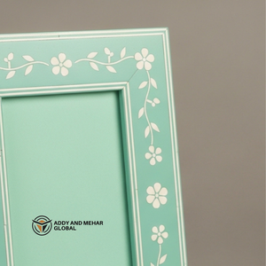 Elegant Bone Inlay Picture <b>Frame</b> Aesthetic Floral Inlay Table top Decor High-End Handicraft Decorative <b>Frame</b> for Modern Interior - Product Image 2