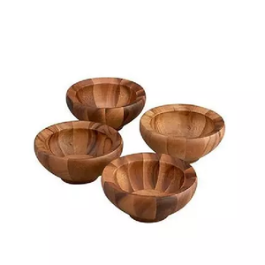 Tazón para Servir de Madera 100% Natural, Moderno, de Lujo, Hecho a Mano, Duradero, Ligero y Ecológico, para el Hogar, Regalos, Servir Alimentos, Venta al por Mayor - Product Image 2
