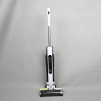 Nettoyeur de sol sans fil intelligent à longue autonomie (22 min), réservoir d'eau propre de 600 ml, aspirateur humide et sec avec fonction d'auto-nettoyage