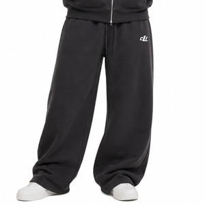 Sweat-shirt à capuche oversize noir et rose délavé avec motif brossé, en coton épais personnalisé, coupe ample unisexe, style jogger, fabrication usine - Product Image 5
