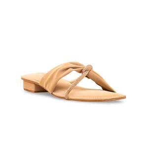 Sandalias de tacón doradas FN7691 Chappal elegantes y elegantes - Product Image 2