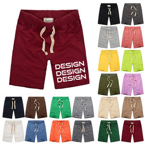 Pantalones Cortos Deportivos para Hombre, Lisos, 100% Algodón, con Bolsillos, para Entrenamiento Físico, Logotipo Personalizado al por Mayor, Transpirables, de Secado Rápido - Product Image 2