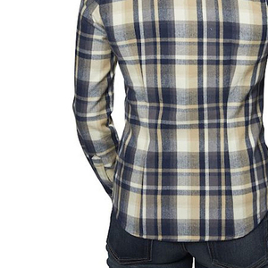 Camisas Casuales de Franela para Mujer, Corte Regular, Cómodas, Transpirables, Sólidas, con Botones al Frente, Manga Ancha, Personalizables, 100% Algodón - Product Image 4