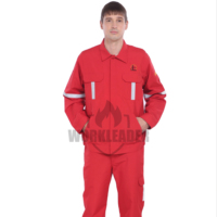 Ensemble chemise et pantalon FR NFPA 70E CAT1, protection contre les arcs électriques ASTM F1506 IIIA 4.5oz, combinaison de protection électrique en aramide intrinsèque pour le secteur pétrolier et gazier