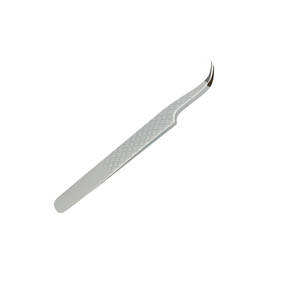 Pinzas Curvas para Pestañas de Acero Inoxidable de 10 mm con Punta Suave, Aplicador de Pestañas Postizas de Precisión, Logotipo Personalizado Disponible - Product Image 2