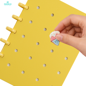 Hole Accessories <b>Cute</b> Resin Hole Cover Charms for <b>Notebook</b> Binder Journal Cover Decoration DIY Accessories - Product Image 4