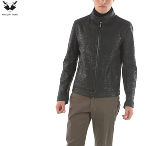 Servicio OEM ODM, Chaquetas de Cuero Texturizado para Adultos, Ropa de Invierno de Alta Calidad con Cierre Completo, Buen Proveedor de Ropa Exterior para Adultos - Product Image 3