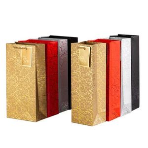 <span class=keywords><strong>Sac</strong></span> en <span class=keywords><strong>papier</strong></span> doré pour vin, avec logo personnalisé et poignée à cordon, pour bouteilles de vin simples ou doubles – Vente en gros sur <span class=keywords><strong>Amazon</strong></span> - Product Image 2