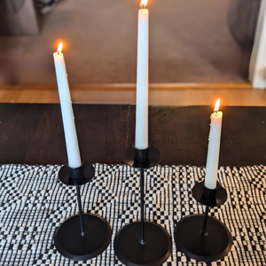 Candelabro de Hierro Hecho a Mano de Estilo Vintage, Soporte Decorativo de Metal para Velas, para Sala de Estar, Decoración Navideña del Hogar - Product Image 2