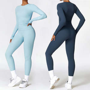 Conjunto Deportivo para Mujer al por Mayor, Leggings Transpirables, Top Deportivo, Ropa Deportiva, Bra de Yoga, Shorts, Conjunto de Gimnasio - Product Image 2