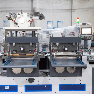 HJMQ-350G à grande vitesse deux stations étiquette adhésive coupe feuille estampage poinçon coupe lit plat Die Cutter Machine - Product Image 2