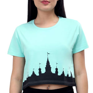 Nouveau design 2026 – T-shirts crop top de haute qualité, coupe ample oversize, manches courtes en coton - Product Image 1