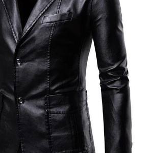 Chaqueta Blazer de Cuero para Hombre de Uso Rápido, Alta Calidad, Diseños Más Demandados, Ligera, Chaqueta Blazer de Cuero para Hombre de Última Tendencia - Product Image 5