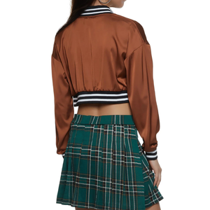 Sudadera corta de entrenamiento al por mayor para mujer, top corto oversize, sudaderas con capucha para mujer en oferta online - Product Image 6