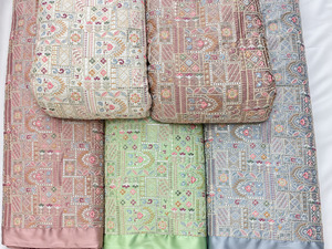 Tissu de broderie à paillettes, tissu de broderie perlé en Georgette pour vêtements, destiné aux acheteurs d'exportation au Royaume-Uni - Product Image 5