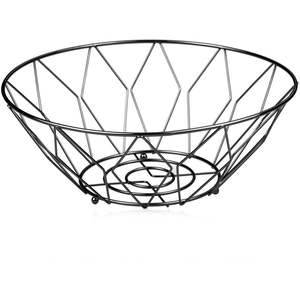 Panier à fruits en fer de luxe conçu pour les maisons haut de gamme, alliant rangement et beauté décorative - Product Image 1