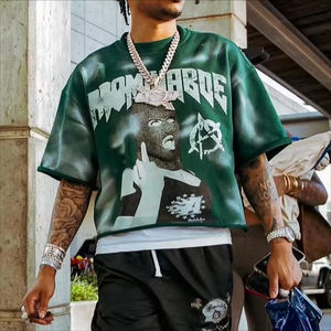 Maillot de sport vintage personnalisé pour homme en maille, style rétro, pour football, basketball, streetwear d'été, coupe ample, service OEM - Product Image 1