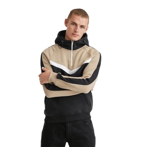 Pull à capuche bicolore uni pour homme, pull oversize de haute qualité, Logo personnalisé, sweat à capuche unisexe pour homme, nouvelle collection - Product Image 6