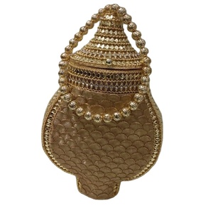 Bolso de mano de metal de diseño hecho a mano para mujer, bolso de noche de Boda nupcial, bolso de fiesta hecho a mano - Product Image 1