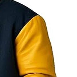 Chaqueta Varsity para Hombre, Estilo Bomber Formal con Parches Frontales Personalizados, Chaqueta Universitaria, Cargada por Dress Sports - Product Image 3