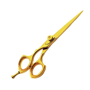 Tijeras Profesionales de Peluquería de 6 Pulgadas, Doradas, de Acero Inoxidable Afilado, para Uso en Salón, para Diestros - Product Image 4