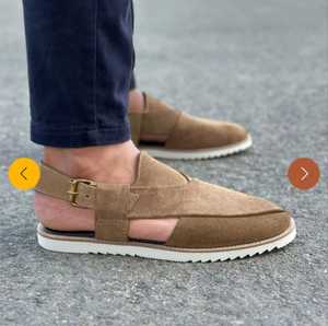 Nuevas Sandalias de Cuero Estilo Peshawari Hechas a Mano para Hombre, Ligeras y de Alta Calidad 2026 - Product Image 1