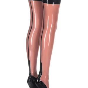Medias Negras Opacas Hasta el Muslo con Estribos, Medias Sexys para Mujer, para Usar en Todas las Estaciones - Product Image 6