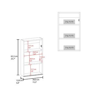 Armadietto per medicinali nero Sanford, eleganti mensole da bagno - Product Image 4