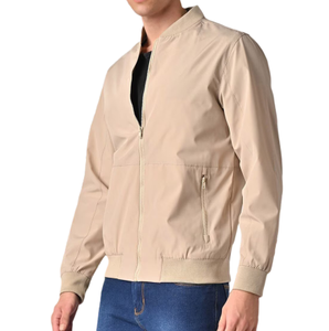 Veste polaire personnalisée pour homme, style urbain, en laine/viscose de qualité supérieure, col montant, grande taille, respirante, coupe-vent, en toile, pour l'hiver et les activités de plein air - Product Image 1