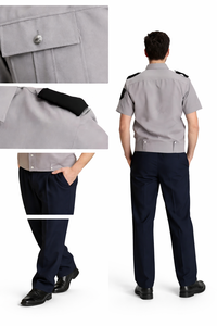 Uniformes de Seguridad al por Mayor, Conjuntos de Pantalones y Camisas, Uniformes de Guardia de Seguridad de Manga Larga de Secado Rápido - Product Image 5