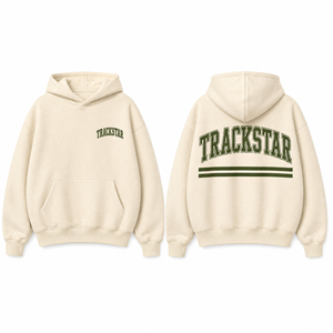 เสื้อฮู้ดดี้ Trackstar OEM ODM แบบสั่งทำได้ ยูนิเซ็กส์ ทรงโอเวอร์ไซส์ ผ้าฟลีซ สตรีทแวร์ แฟชั่นสตรีท ขายส่ง TS-HD-054 - Product Image 6