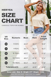 T-shirts courts à manches courtes pour femmes, coupe ample, col rond, personnalisables avec logo, décontractés, couleur unie, basiques, pour l'été - Product Image 6