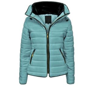 Chaqueta universitaria brillante impresa personalizada de alta calidad para hombres/mujeres con cuello levantado precio bajo sublimación Puffer Bomber estilo de invierno - Product Image 5