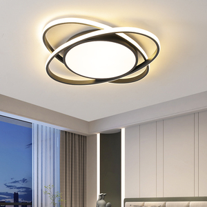 Modern Minimalist LED Chandelier Cold White 5000K Aluminum Base Paper Cover Recessed Large Size Living Room - Product Image 3