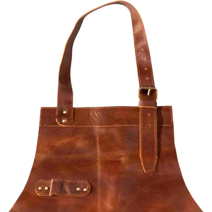 Manufacturer High End Breathable Comfortable Unisex Fashion Stylish Multi-functional <b>Chef</b> Work Leather Apron - Product Image 4