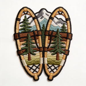 Custom Nature Embroidery Patches Premium Leaf Mountain Theme <b>Iron</b> <b>On</b> Patches for Jackets Hats Backpacks Vests Outdoor Clothing - Product Image 5