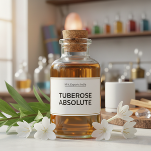Huile absolue de tubéreuse 100 % pure, extraite par solvant, issue de la fleur de Polianthes Tuberosa, pour la parfumerie de luxe et les fragrances fines - Product Image 4