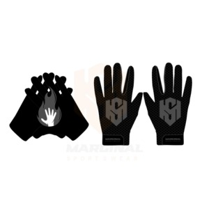 Poignées antidérapantes personnalisables (couleurs et tailles) avec sangle de poignet réglable et fermeture auto-agrippante – Gants américains - Product Image 4