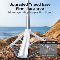 Lisen Compacte Mini Selfie Stick Met Statief Bluetooth Draadloos Opvouwbaar 130Cm Uitschuifbaar Ontwerp Voor Sociale Media En Buitengebruik
