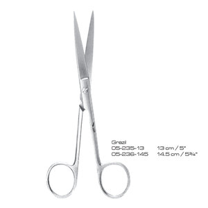 Juego de Tijeras Quirúrgicas Grazil de 13 cm (5 pulgadas) y 14.5 cm (5 3/4 pulgadas), de Acero Inoxidable, para Primeros Auxilios - Product Image 2