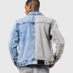 Men's <b>Denim</b> <b>Jacket</b> Autumn and Winter Wash Cotton Fashion Pile Thickened Turndown Collar Men - Product Image 6