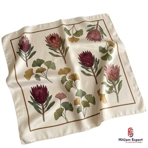 Élégant foulard carré pour femme, doux et léger, accessoire de mode, impression personnalisée, fabricant de textiles OEM ODM, Bali Custom - Product Image 2