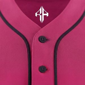 Nouvel ensemble de baseball pour hommes, matière 100% polyester, col en V de haute qualité, impression par transfert par sublimation par RIVIAN ATLANTIC - Product Image 6